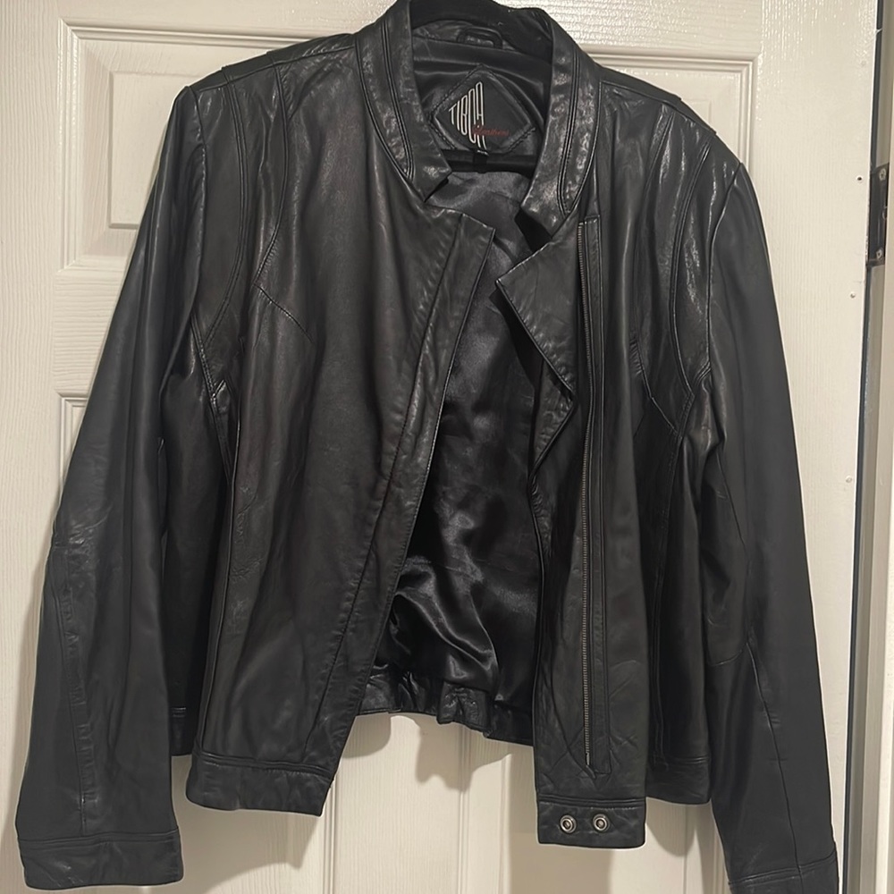 Genuine leather jacket 2XL Women